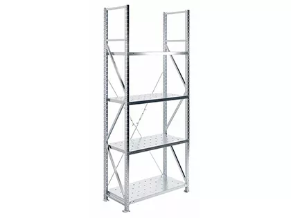 Стеллаж MS U 2500х1000x500/4 перфорированные полки