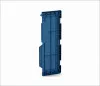 Крышка пластиковая LF-64 610х410 мм iPlast голубая распашная c осями для контейнера KV-6417, 6422, 6427 (50.518.С55)